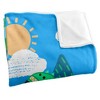 Kids' Peppa Pig World Is An Adventure Peppa And George Silky Touch Blanket White 36X58 - 3 of 4