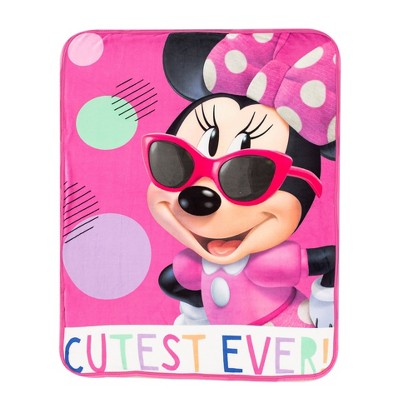 40"x50" Minnie Mouse Cutie Patootie Throw Blanket Silk Touch