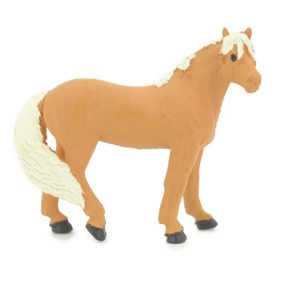 Collectible Wildlife Gifts | Haflinger Horse, Hard Rubber, Hand Painted, Realistic, Model,  Toy,  Educational, Gift,      2"     F7019 B97 - 1 of 4