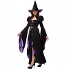 Joyfy Classic Witch Costume for Women Halloween Witch Dress with Hat & Accessories for Halloween Cosplay Dress up Party - 3 of 4