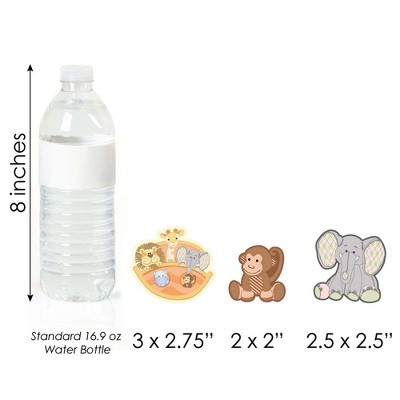 Noah's Ark Animal Shaped Baby Shower Cut-Outs, 24 Count