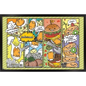 Trends International Gudetama - Food Framed Wall Poster Prints - 1 of 4