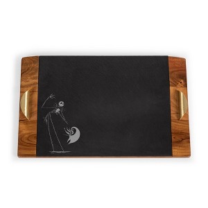 Toscana Disney Nightmare Before Christmas Jack and Zero Covina Acacia and Slate Serving Charcuterie Tray - 1 of 4