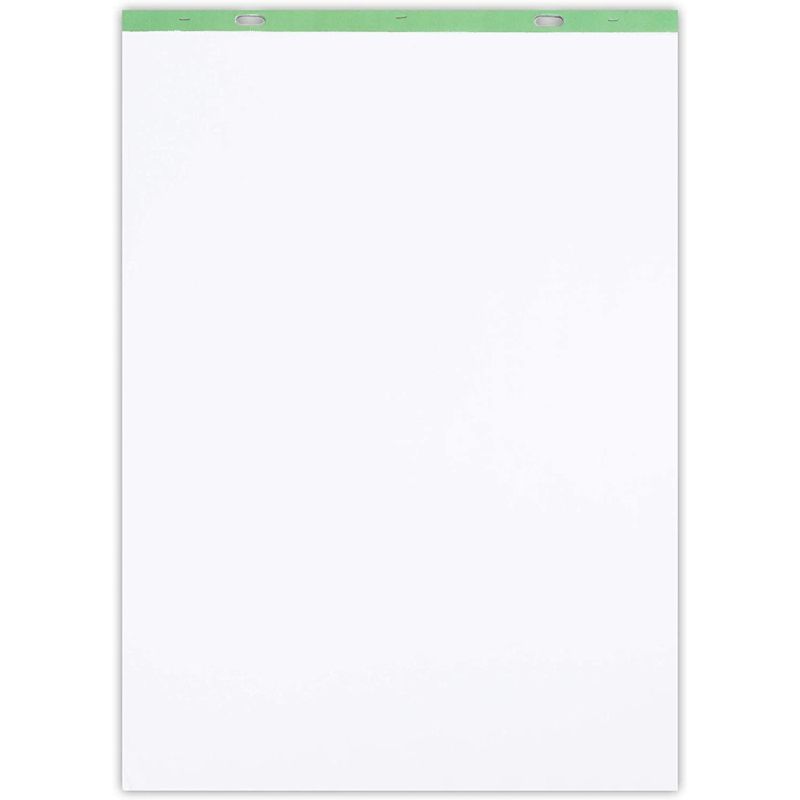 Juvale 6 Pack Easel Paper Pad, 25 Sheets Each, 2 Hole Punched for Hanging, 100 GSM Flip Chart Paper, 31.9" x 22.85", 5 of 7