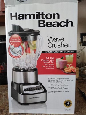 Hamilton Beach® Wave Crusher Multi-Function Blender 54220, Color: Black -  JCPenney