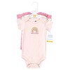 Hudson Baby Infant Girl Cotton Bodysuits, Dreamer Rainbow - 2 of 4