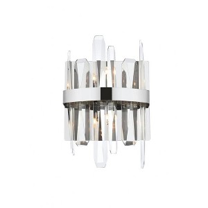 Elegant Lighting Serena 2 - Light Vanity in  Chrome - 1 of 4