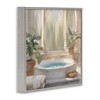 Stupell Industries Cozy Bathtub with Plants Framed Giclee Art - 2 of 4