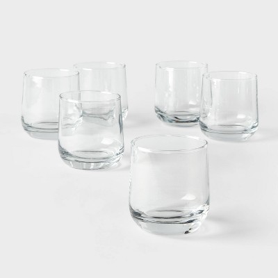 13oz 6pk Glass Shoreham Double Old Fashion Glasses - Threshold™