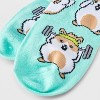 Women's Workout Hamsters Low Cut Socks - Aqua Blue 4-10 - 3 of 3