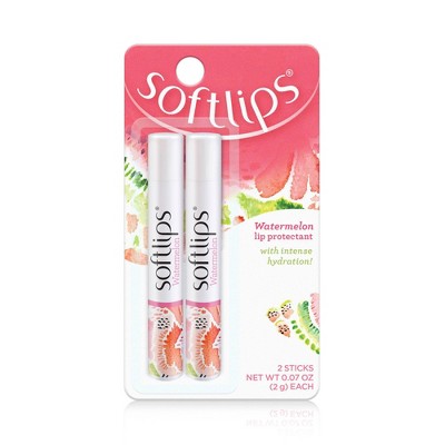 Softlips Lip Balm - Watermelon - 2ct/0.14oz