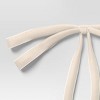 4ct Christmas Fabric Bows Ivory Faux Velvet - Wondershop™ - 3 of 3
