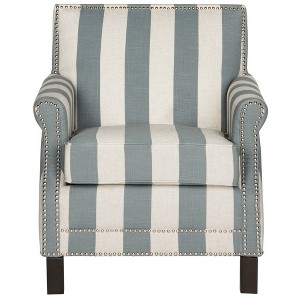 Accent Chairs Gray White - Safavieh