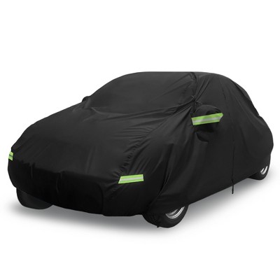 Unique Bargains Outdoor Full Car Cover for Volkswagen New Beetle 1998-2019 Black 1 Pc