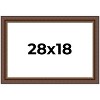 PosterPalooza | Traditional Brown Picture Frame - UV Acrylic, Backing Board, Hanging Hardware Included - 2 of 4