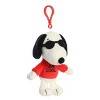 Aurora Mini Joe Cool Clip-On Peanuts Adorable Stuffed Animal White 5" - 2 of 4