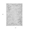 Gray And Ivory Abstract Washable Indoor Outdoor Area Rug - 3 of 4