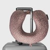 French Connection Memory Foam Travel Neck Pillow with Washable Cover - Luxury Neck Pillows for Travel (Polka Dot) - 2 of 4