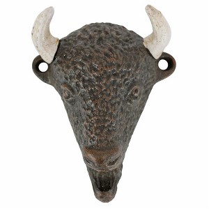Design Toscano The Great Plains Buffalo Cast Iron Bottle Opener - 1 of 3