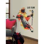 Men's Lacrosse Champion Peel and Stick Giant Wall Decal - RoomMates