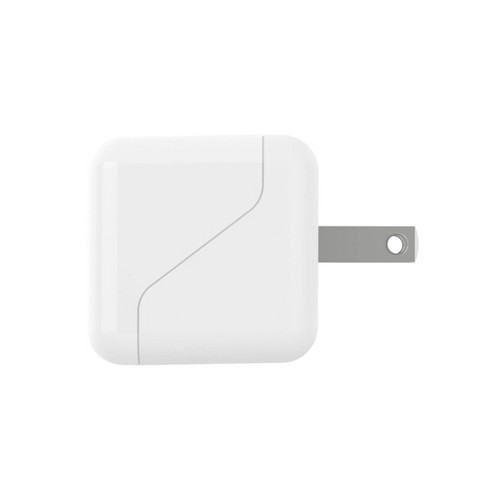 Just Wireless Dual Port USB-A and USB-C Wall Charger - White - image 1 of 4