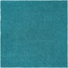 Unique Loom Solid Shag Solid Indoor Woven Area Rug - 2 of 4