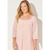 Catherines Women's Plus Size Petite Midnight Dazzle Mesh Flyaway Dress - 3 of 4