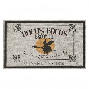 Stupell Industries Halloween Vintage Broom Co Printed Outdoor Imitation Sisal Door Mat, design by Kim Allen - 1 of 4