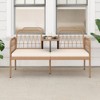 Costway PE Rattan Outdoor Loveseat with Built-in Coffee Table & Soft Cushions for Lawn - 4 of 4