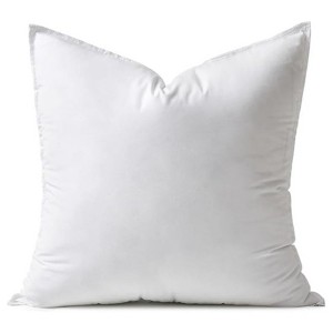 Itopfox Ultra Soft Fluffy Down Alternative Pillow Insert for Sofa Couch Bed, Euro Decorative Throw Pillow, Plush and Supportive - 1 of 4