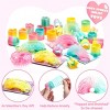 Joyfy 28 Packs Rainbow Springs with Valentine's Day Cards, Bright Colors Coil Spring Toy for Kids Classroom Exchange Gift, Game Prize and Party Favors - 3 of 4