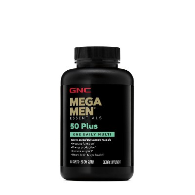 GNC Mega Men 50 Plus Essentials One Daily Multi - 150 Caplets