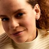 Pure Collection by Ross-Simons 0.20 ct. t.w. Diamond Huggie Hoop Earrings in 14kt Yellow Gold - 3 of 4