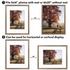 Americanflat 16x20 Vintage Picture Frame with Mat and Beaded Accents and Plexiglass Front Cover - 4 of 4
