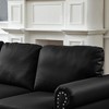 59.5" Upholstered Loveseat with Storage & Nailhead Trim - 4 of 4