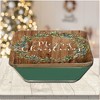 Courtside Market Cotton and Greens Wreath 6.5x6.5 Artboard Lid & 20oz Candle Set - 2 of 4