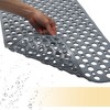 Unique Bargains Nonslip Bathtub Shower Mat 35.43"x23.62" - 2 of 4
