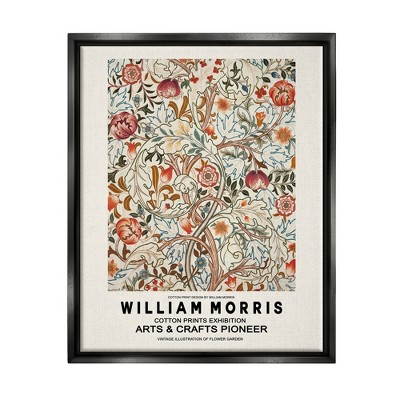 Stupell Industries Bold Red Flowers Pattern Intertwining Stems Text Flyer