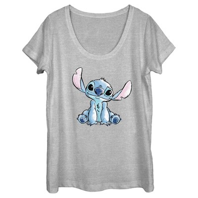 Women's Lilo & Stitch Sketch Stitch T-shirt : Target