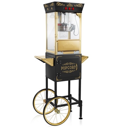 Commercial Popcorn Machine with 12 oz. Kettle, Red - Olde Midway