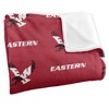 Eastern Washington University Logo Pattern Silky 50x60 Blanket, 1 Sided - 3 of 4