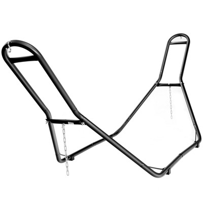 Costway Hammock Stand Heavy Duty Steel Frame Hanging Hooks Indoor ...