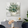 35" x 35" Eucalyptus Pot I by Studio Arts Canvas Print: Modern Botanical Decor - Masterpiece Art Gallery - 3 of 4