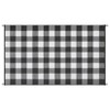 Waterproof Outdoor Rug, Reversible Plastic Straw Patio Mat, Portable Plaid Carpet for Camping, Porch, Deck, Backyard - 3 of 4