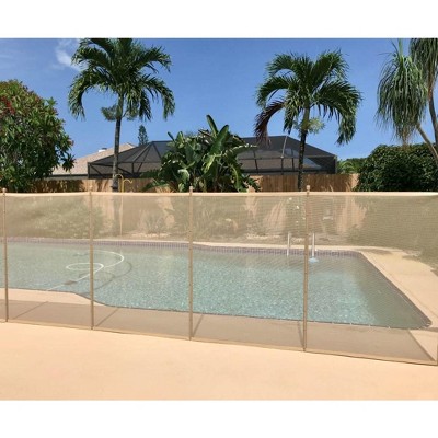 Xtremepowerus 4' X 12' Ft Pool Fence See-thru 5-section Pool Fence Long ...