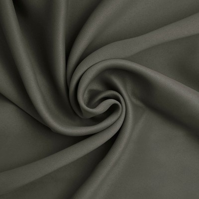 Sun Zero Gray Blackout Rod Pocket Curtain Panel 40" x 63"