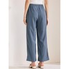 INSPIRE CHIC Women's Dressy Casual Wide Leg Business Work High Waist Suit Pants - 4 of 4