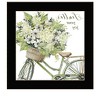 HomeRoots SCATTER YOUR JOY WITH FLOWERS Black Framed Print Wall Art - 4 of 4