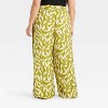 Women's Tie-Front Flowy Wide Leg Pants - Ava & Viv™ - 2 of 3