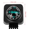 Unique Bargains Self-adhesive Vehicle Navigation Thermometer Compass Ball  Black 3.50x2.20x1.18 1 Pc : Target